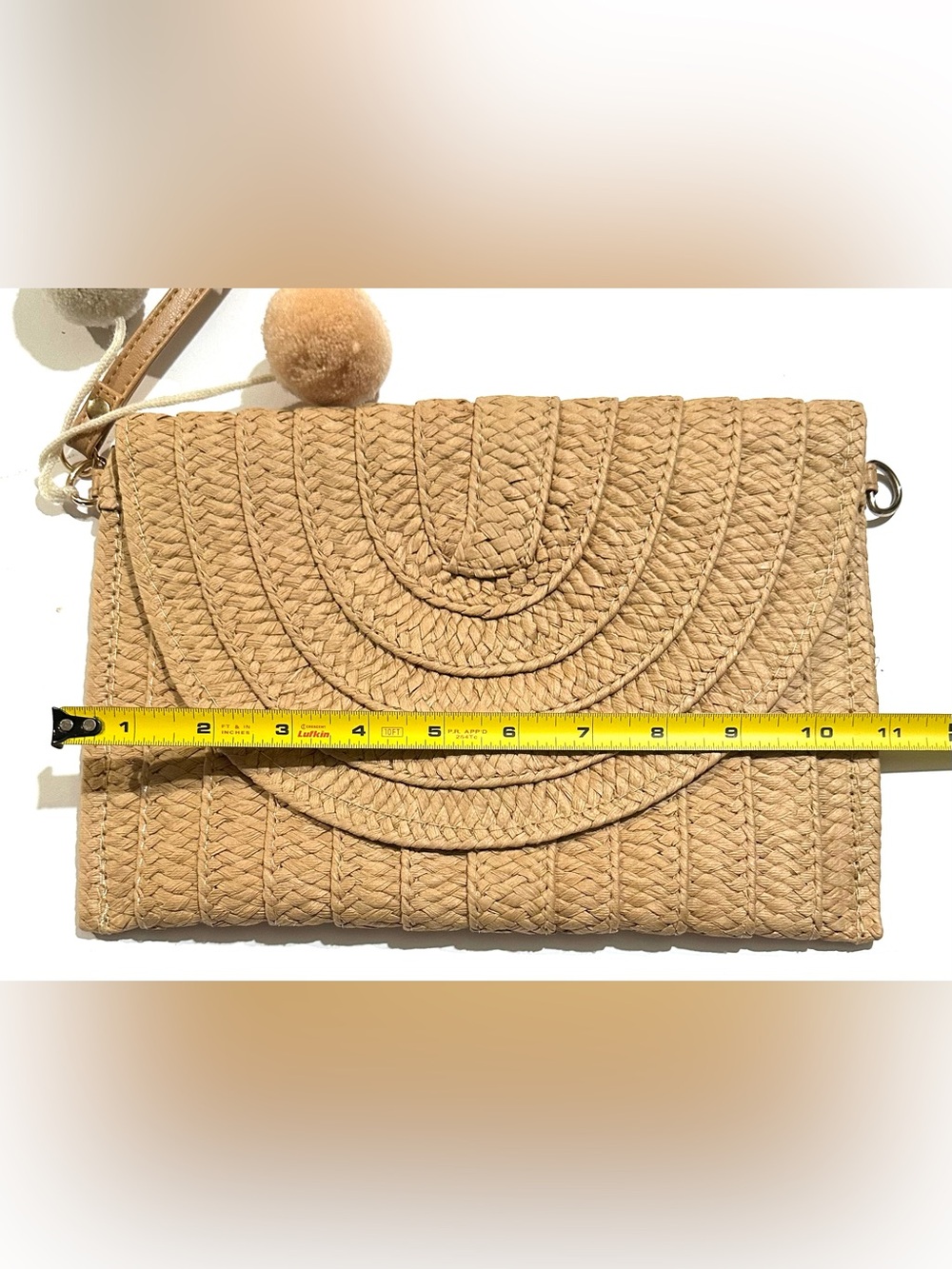NEW, Women Straw Shoulder Bag Woven Beach Purse Summer Crossbody Clutch - Picture 13 of 15